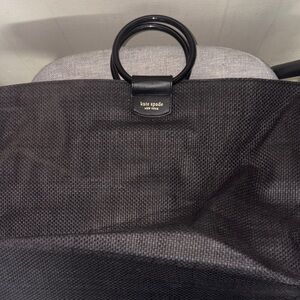 Kate Spade Black Womens weekend tote with Ring Handles